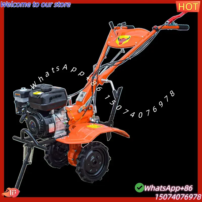 2026 High-Performance 7HP Power Tiller Efficient Cultivator for Plowing