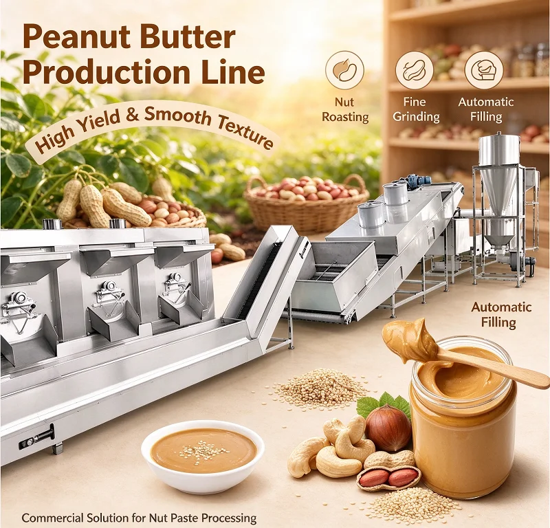 Peanut Butter Grinder Commercial Stainless Steel Colloid Mill Sesame Almond Cashew Nut Paste Maker Machine