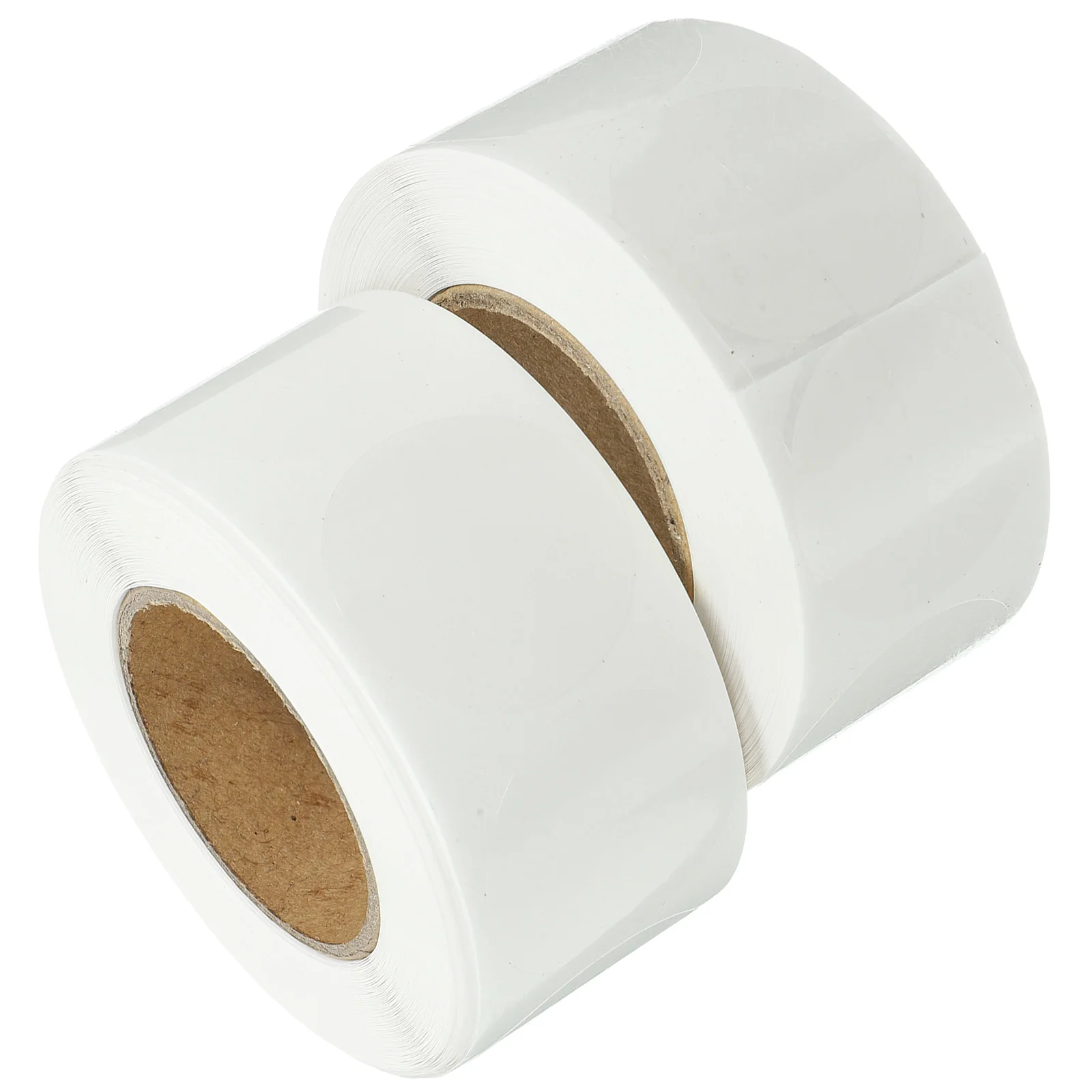 

2 Rolls Transparent Stickers Adhesive Dot Labels Round Clear Stickers Envelope Self Seal for Retail Packaging
