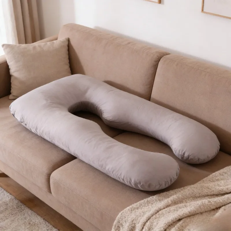Large U Shaped Maternity Pillow Detachable Washable Body Support Cushion for Pregnant Women