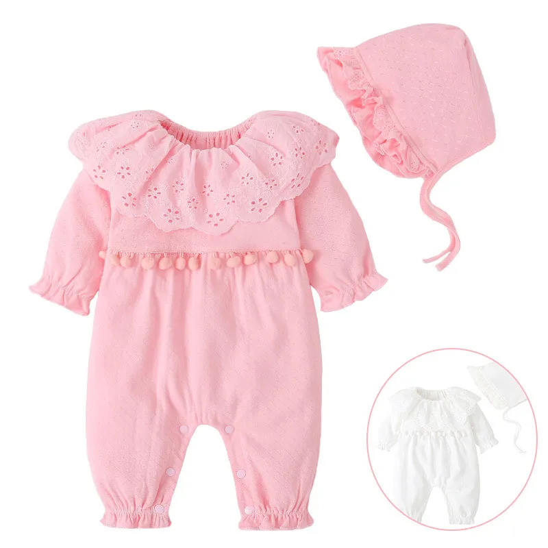 

Newborn Baby Spring and Autumn Long Sleeve Romper Boy Girl Clothes Infant Jumpsuit 0-24M
