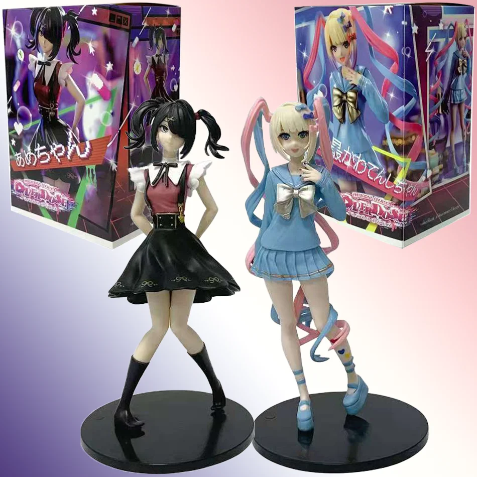 Anime nuevo NEEDY GIRL OVERDOSE figura de asiento pequeño KAnge modelo de animación de pie juguete colección de regalo adornos de decoración