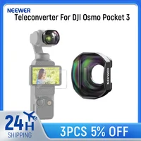 Teleconvertidor NEEWER solo para DJI Osmo Pocket 3, lente magnética de vidrio óptico HD multicapa, accesorios de Cámara de Acción Gimbal