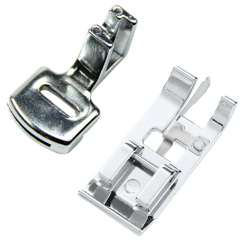 Hot 1Pc Gathering Presser Foot With Overlock Edge Presser Foot Small Guide For Brother Janome Singer Babylock Machines