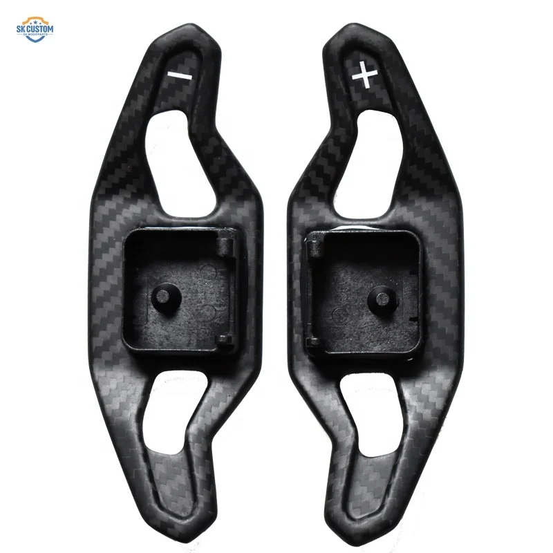 

Carbon fiber steering wheel shifter paddles for Audi Q3 E-TRON 4K A4 S4 B9 A5 S5 B9 A7 SPORTBAVK A8 S8 QUATTRO D5 4N A6 S6 AVANT