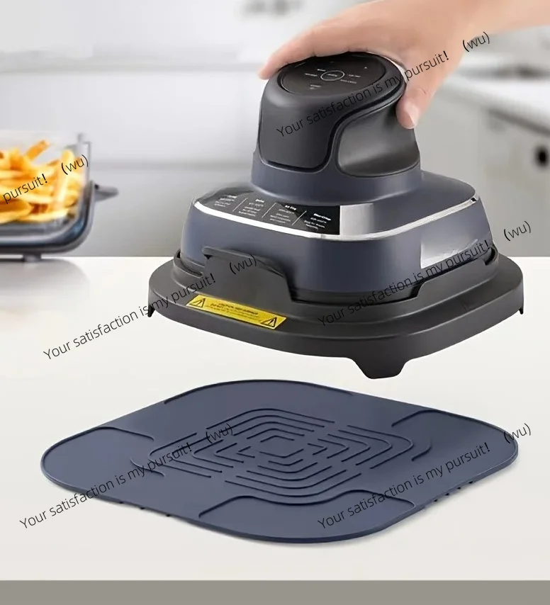 For Glass Air Fryers Ninja Crispi FN101GY Reusable Non-Slip Kitchen Countertop Protection Mat Silicone Heat-Resistant Mat