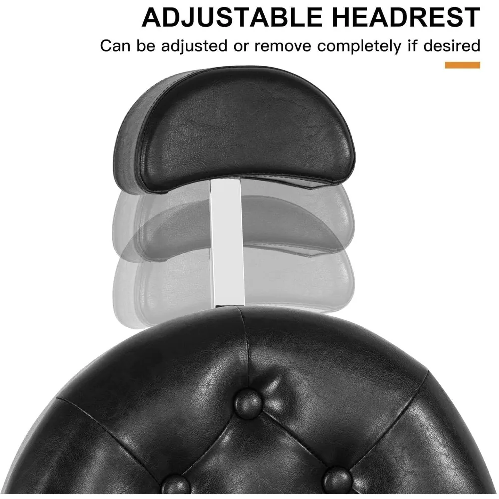 كرسي حلاق ريترو كراسي حلاقة شديدة التحمل كرسي صالون عتيق كرسي استلقاء هيدروليكي مدورة توسيد الجمال #6