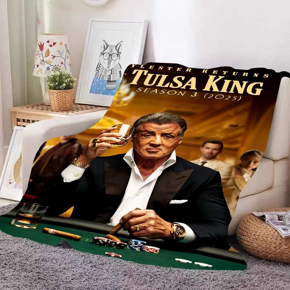 بطانية HOT TV T-tulsa k-king 3 خفيفة الوزن للنوم والقيلولة وغرفة المعيشة والمكتب والأريكة وجميع المواسم