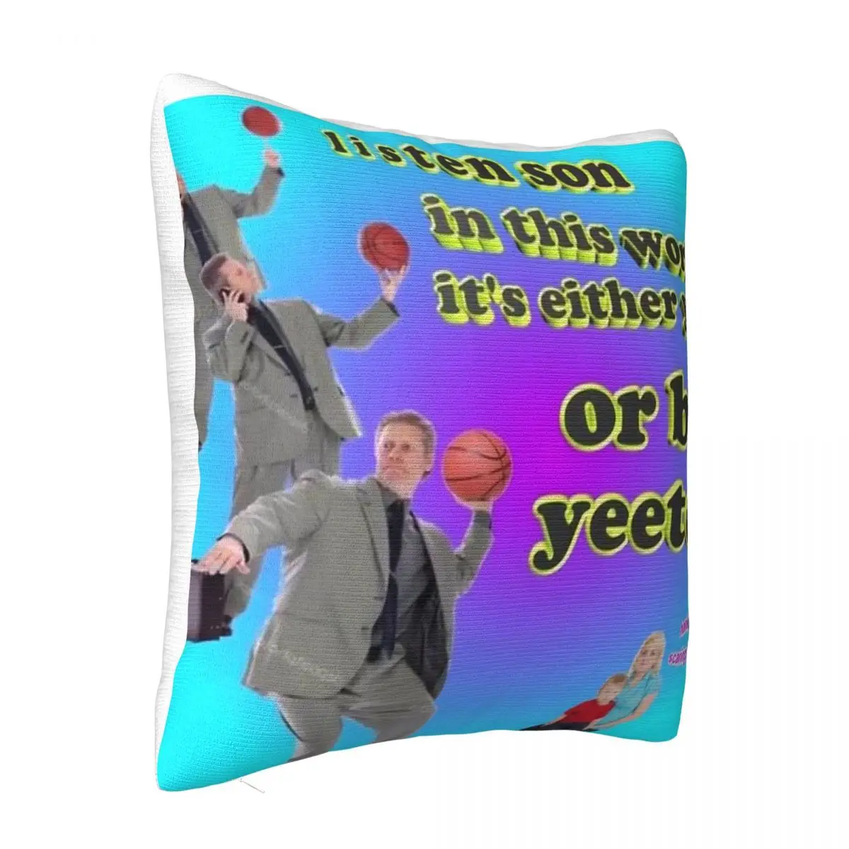 It'S Either Yeet Or Be Yeeted Cushion Travel Pillow Anime Body Pillow Case Pillow Case Pillow Cover