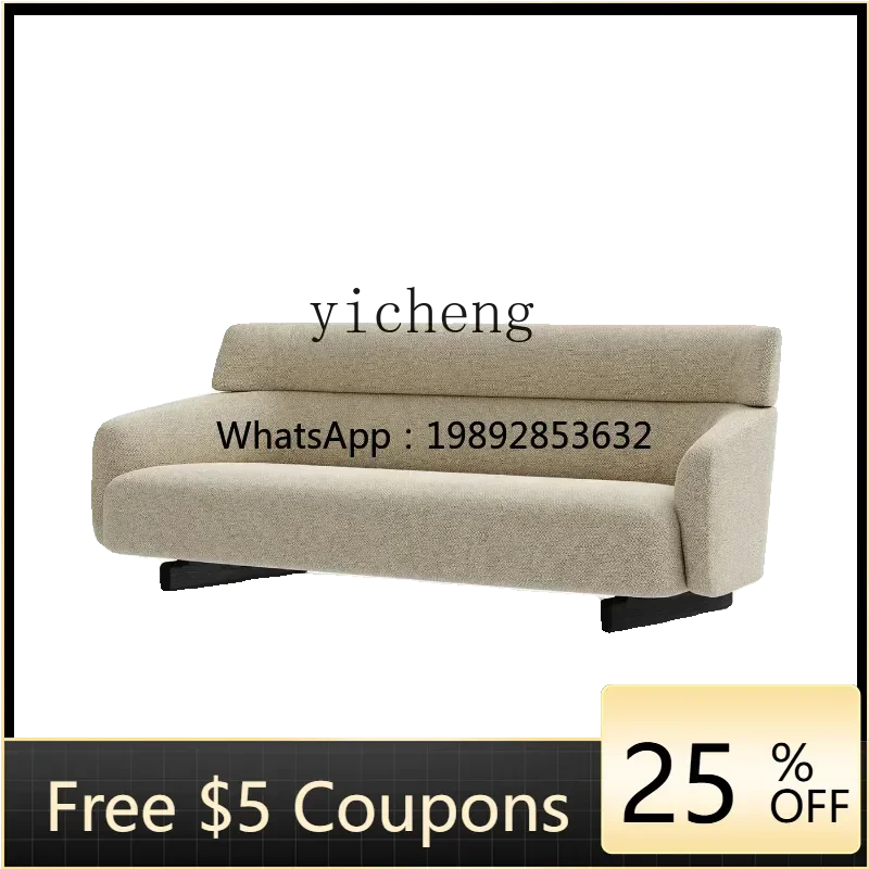 

AA new light luxury small apartment living room fabric minimalist sales office double three sofa