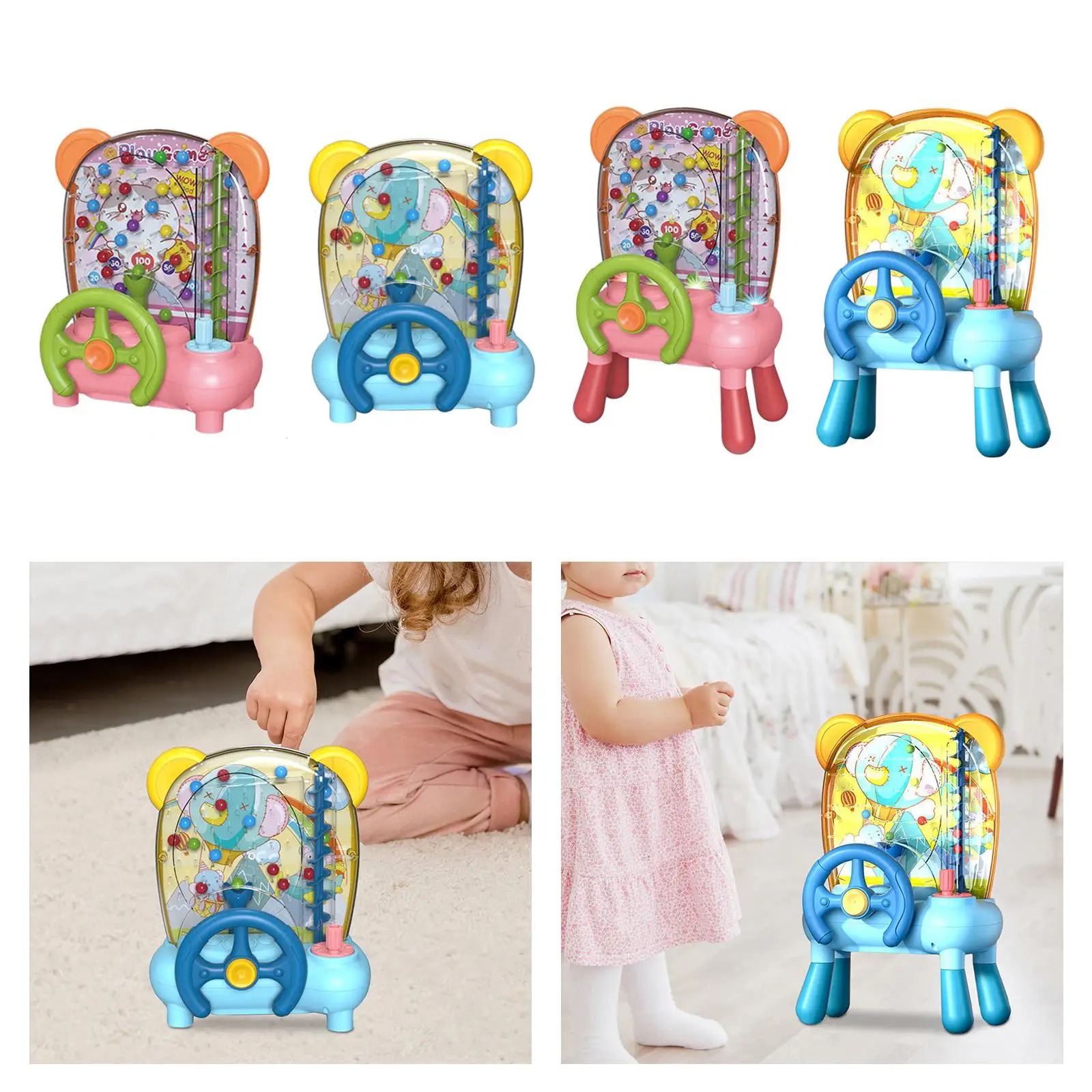 Manuelle Bohnenpflückmaschine, Mini-Arcade-Maschine, pädagogisch interaktiv, Valentinstagsgeschenke für Kinder, Jungen und Kinder