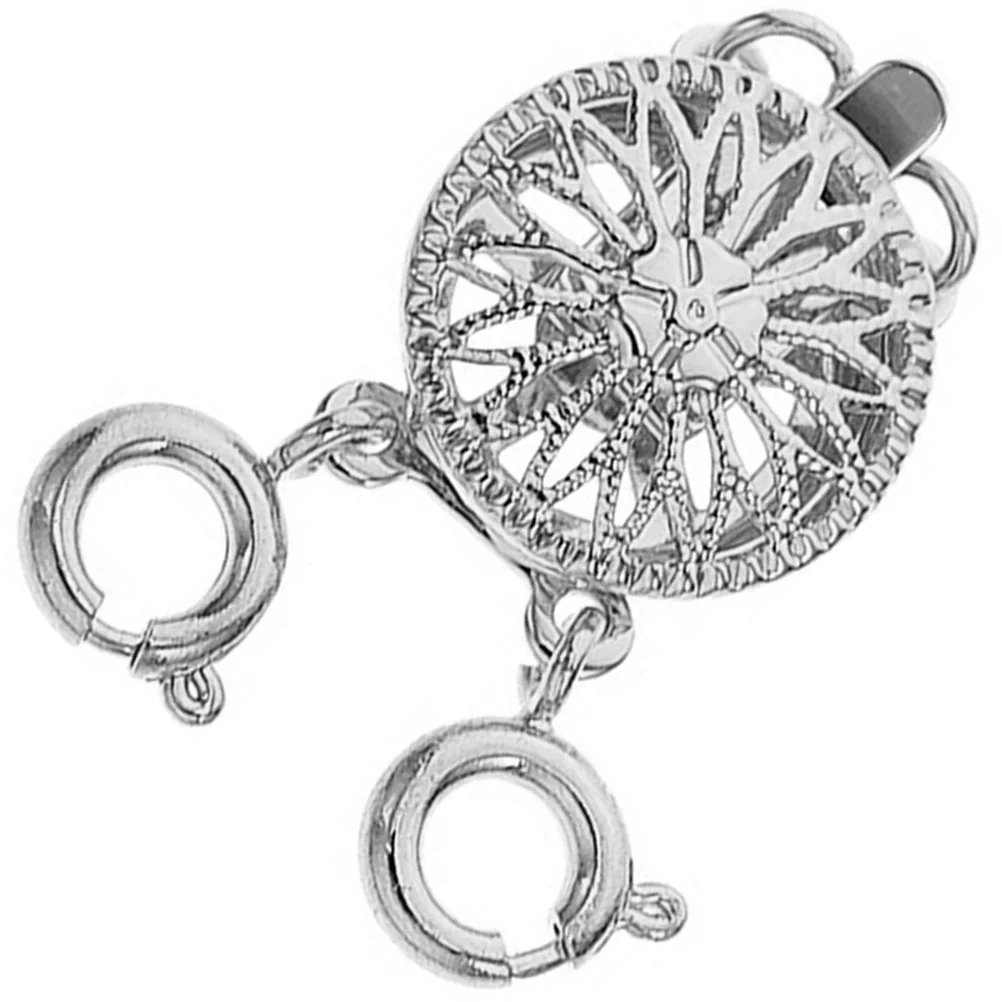 

Соединитель для многослойных ожерелий, серебристый, для разделения и упорядочивания цепочек, аксессуар для ювелирных изделий