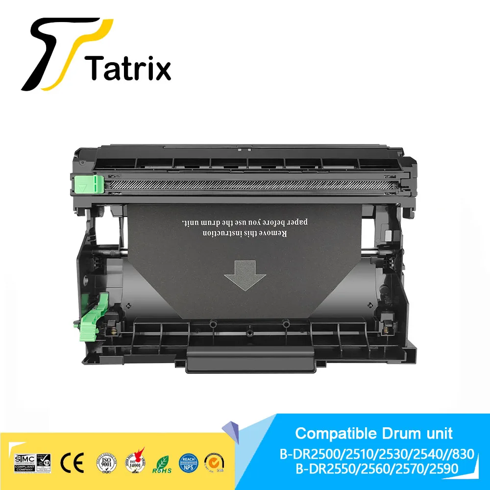 Tatrix DR2500/2510/2530/2540/2550/2560/2570/2590/830 Compatible Laser Toner Drum Unit for Brother DCP-L2620DW/L2627dw Printer