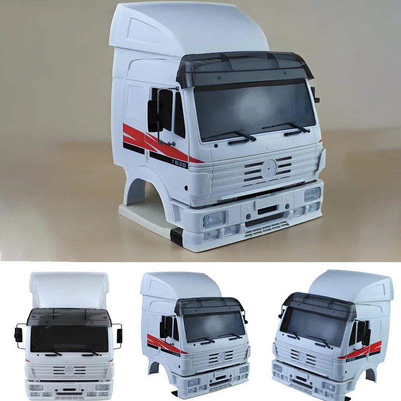 

Пластиковый кузов для радиоуправляемой модели грузовика Tamiya 1/14 BENZ 1838 ACTROS AROCS