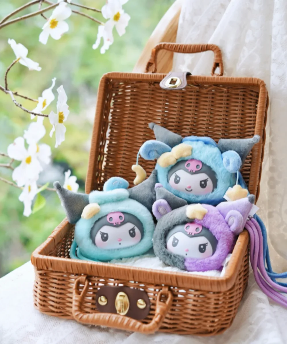 

Genuine Kuromi 12 Constellation Week Doll Series Blind Box Cute Vinyl Doll Keychain Bag Decoration Toys Holiday Collect Gifts