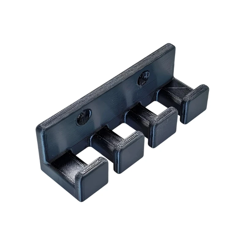 Garage Storage Rack with 4 Front Openings and Two Hole Mount for Utility Area Hanging Item Access Daily Use 
