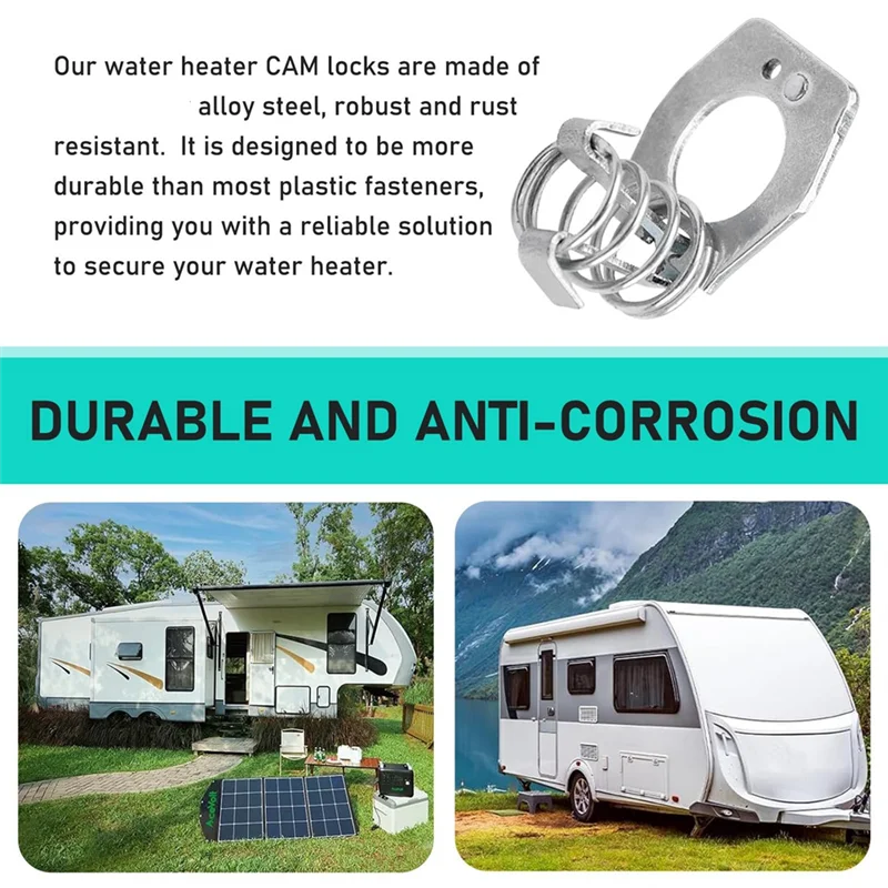 A30P-Water Heater Cam Lock RV Door Latch Fastener Water Heater Detachable Accessories