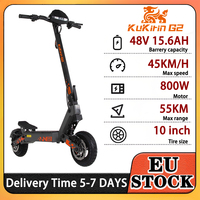 Kukirin G2 all-terrain foldable electric scooters 800W engine 48V 15.6ah battery 10 tires 25 km/h speed 55km