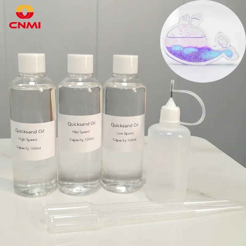 100ml Clear Silicone oil for Acrylic Pouring Excellent Liquid Silicone for Acrylic Paint Pouring Quicksand Oil DIY Resin Crafts