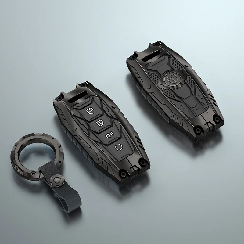 New Armor Style 2024 for HAVAL Hover H6 Dargo M6 H9 H6S F7 F7X Jolion Remote Car Key Case Cover Fob Holder Keychain Accessories