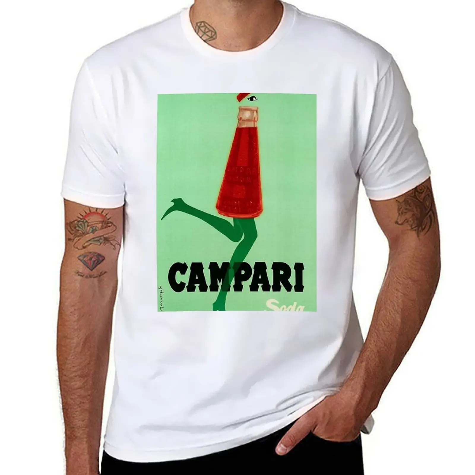 

Campari T-Shirt funny t shirts dark humor t shirts for man slim fit T-Shirt
