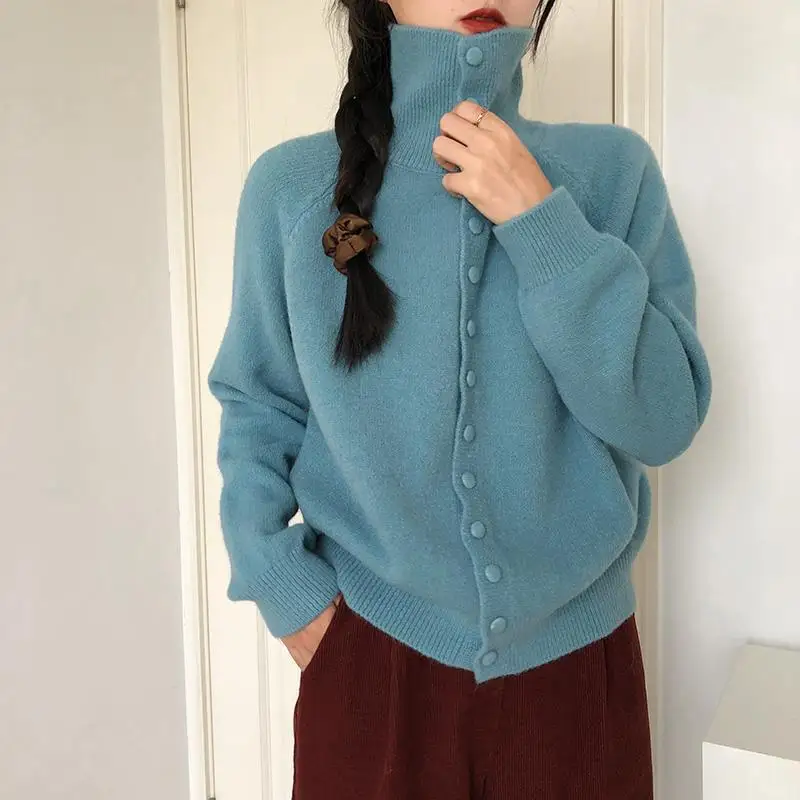Maglioni Maglioni Cardigan Donna Bohemios Acrilico SSoftly Filo Fidanzata Club Party Stretto Glam Lucido SSoftling Moda da sera