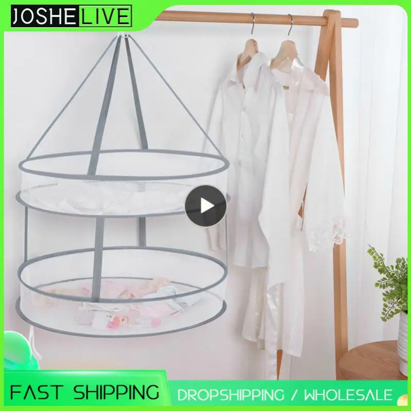 접이식 메쉬 의류 건조 네트 랙, 실내 야외 섬세한 수건 양말 수영복, 평평한 행어 배치  Best5