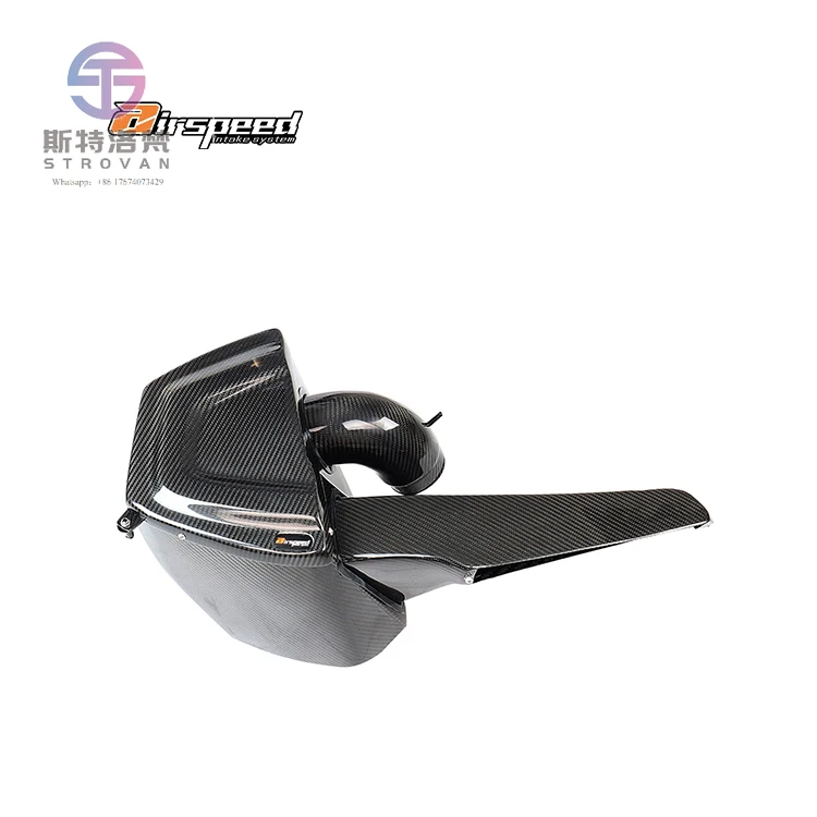 

Airspeed Brand High Performance Real Carbon Kits Dry Carbon Fiber Cold Air Intake System for A4,A5 B9