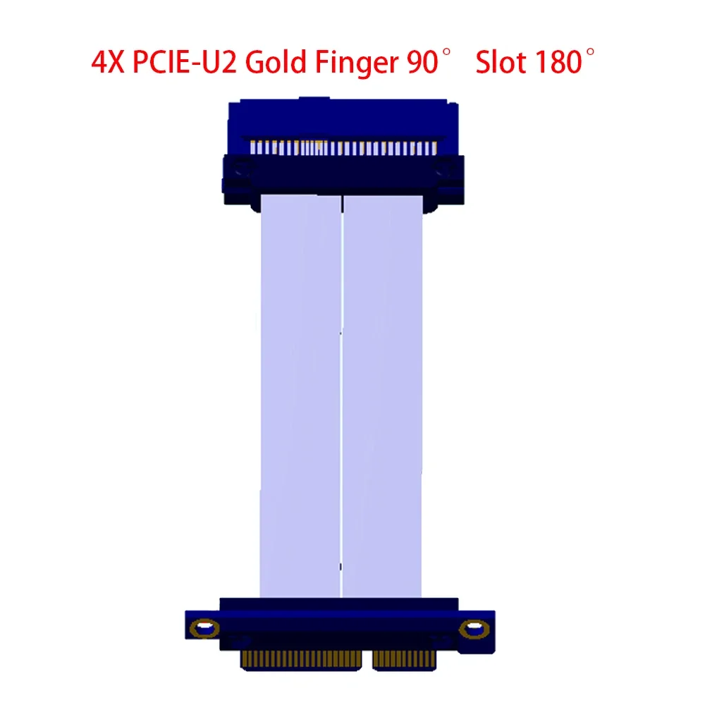 PCIe 3.0 1X 4X to U.2 Hard Drive Extension Cable Industrial Grade SSD Adapter Big Boat Solid State Drive Customizable