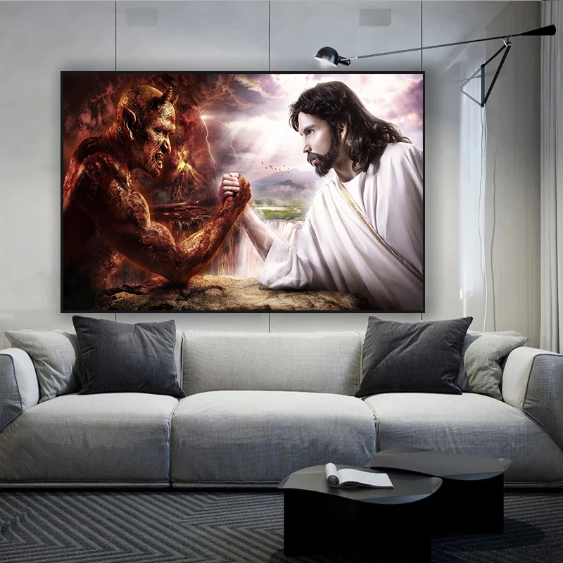 

Jesus Series Christ Religious Belief Canvas Painting Posters and Prints Wall Art Pictures for Living Room Home Decoration