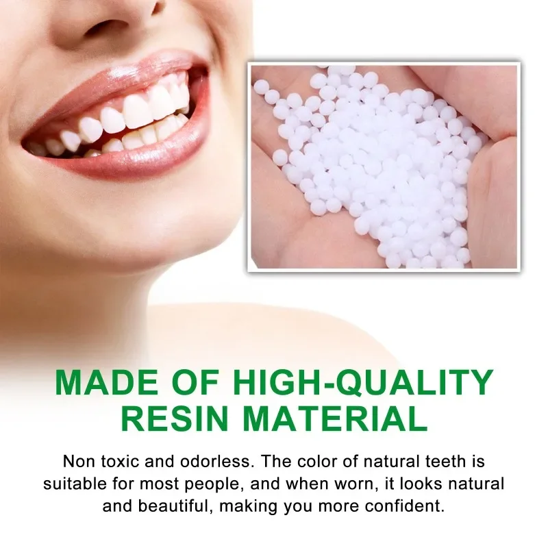 Sdatter Resin Tooth Repair Glue Shapeable Teeth Gaps Filling Solid Temporary Teeth Repair Falseteeth Glue Safety Dental Supplies