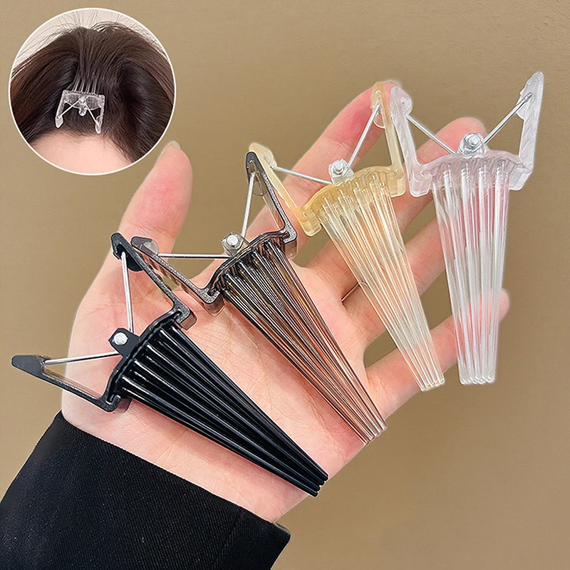 

Женская пушистая заколка для завивки волос, натуральный инструмент для укладки с высоким корнем, расческа для завивки волос для повышения объема и текстуры