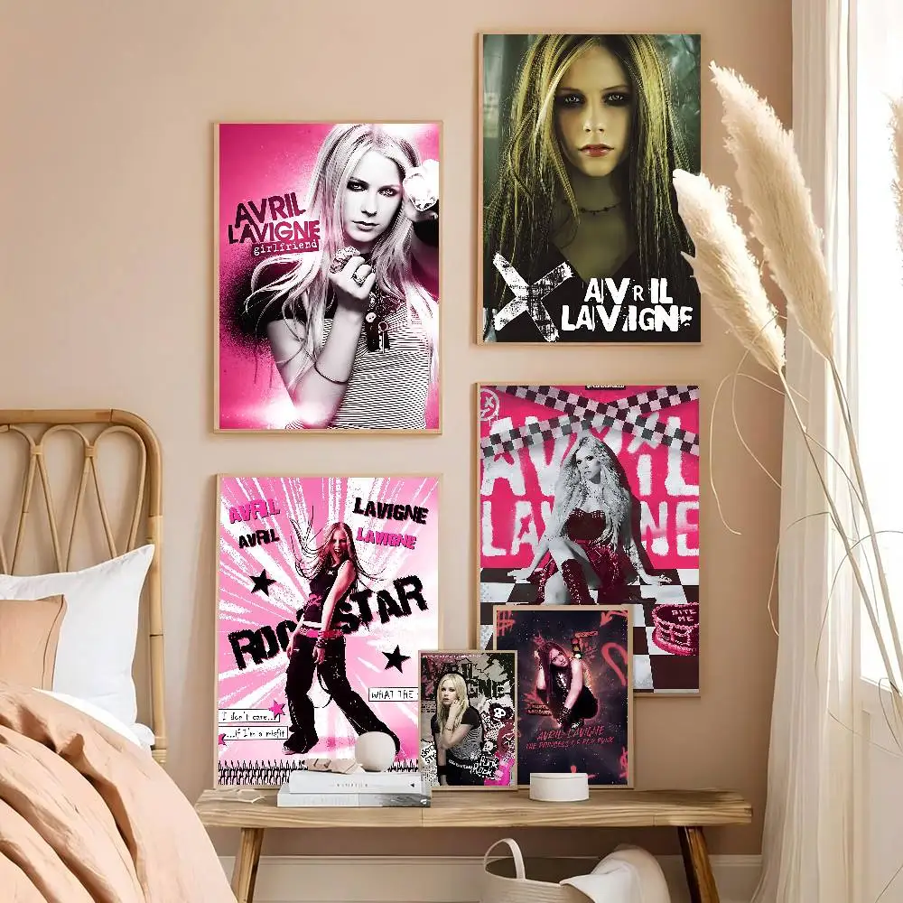 A-Avril Singer R-Ramona Lavigne Movie Sticky Posters Retro K