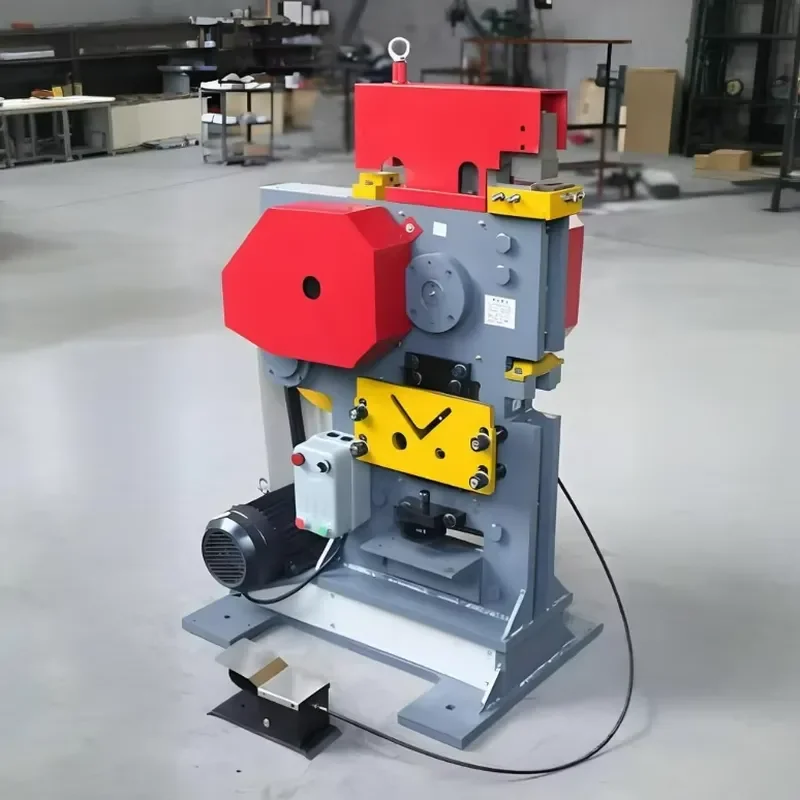 Metal Press Sheet Punching and Shearing Iron Angle Channel Combined Multifunctional Ironworker Machine