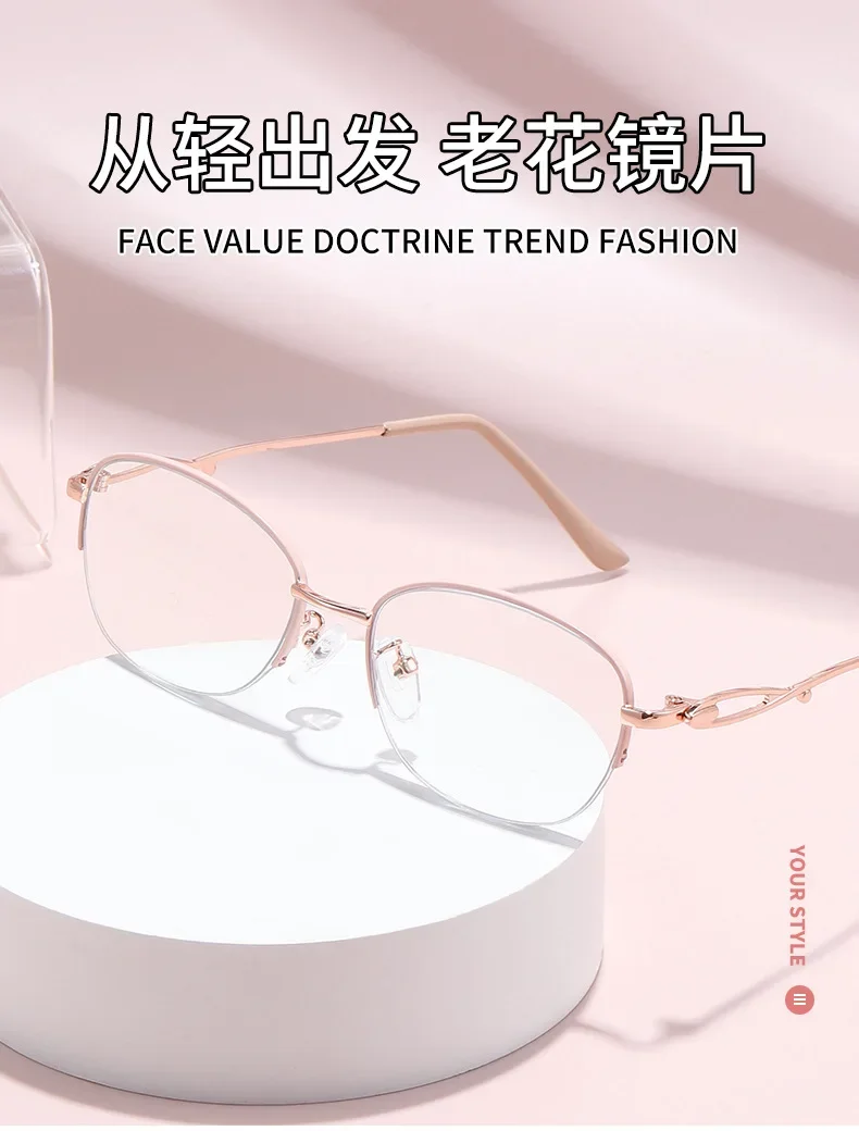 Anti-Blaulicht-Lesebrille, Elegante Lesebrille für Damen, Computer-Lesebrille mit Sehstärke – Detail 3