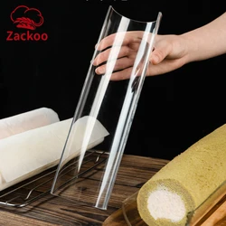 Zackoo 케이크 롤 성형 U자형 몰드 두꺼운 투명 아크릴 스위스 롤, 냉장 리테이너 페이스트리 베이킹 도구, 30cm