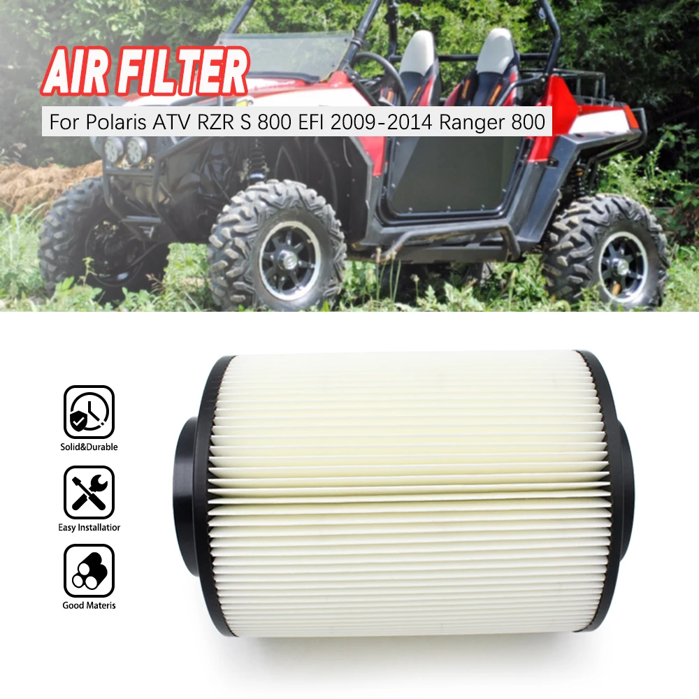 

Air Filter 1240434 1240482 125499 For Polaris 4X4 6x6 800 Crew EFI RZR 4 RZR S XP