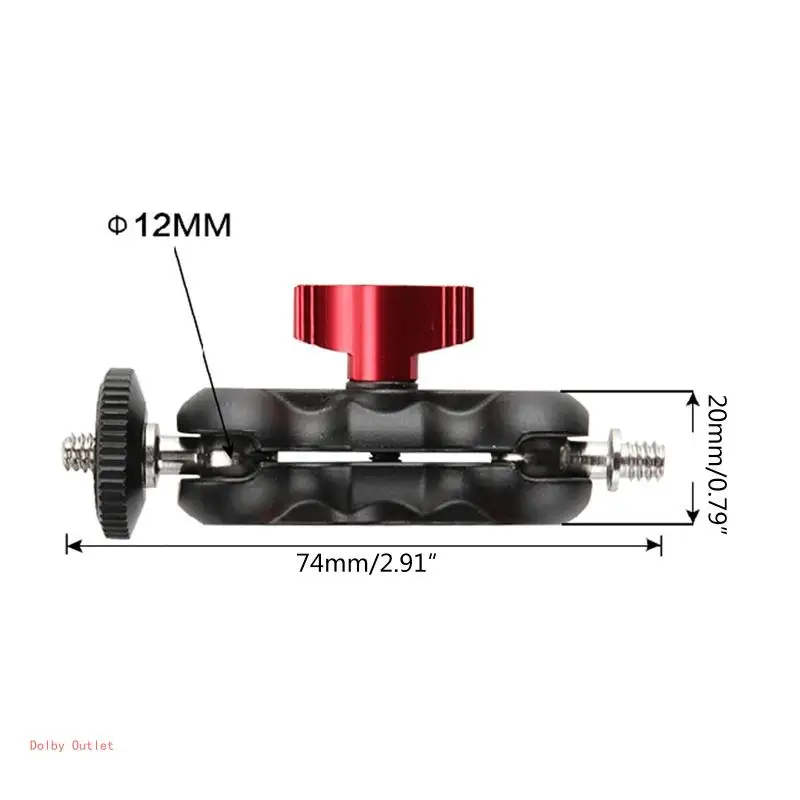 Bal voor Head Mount Adapter Arm voor LCD Video Light DSLR Camera