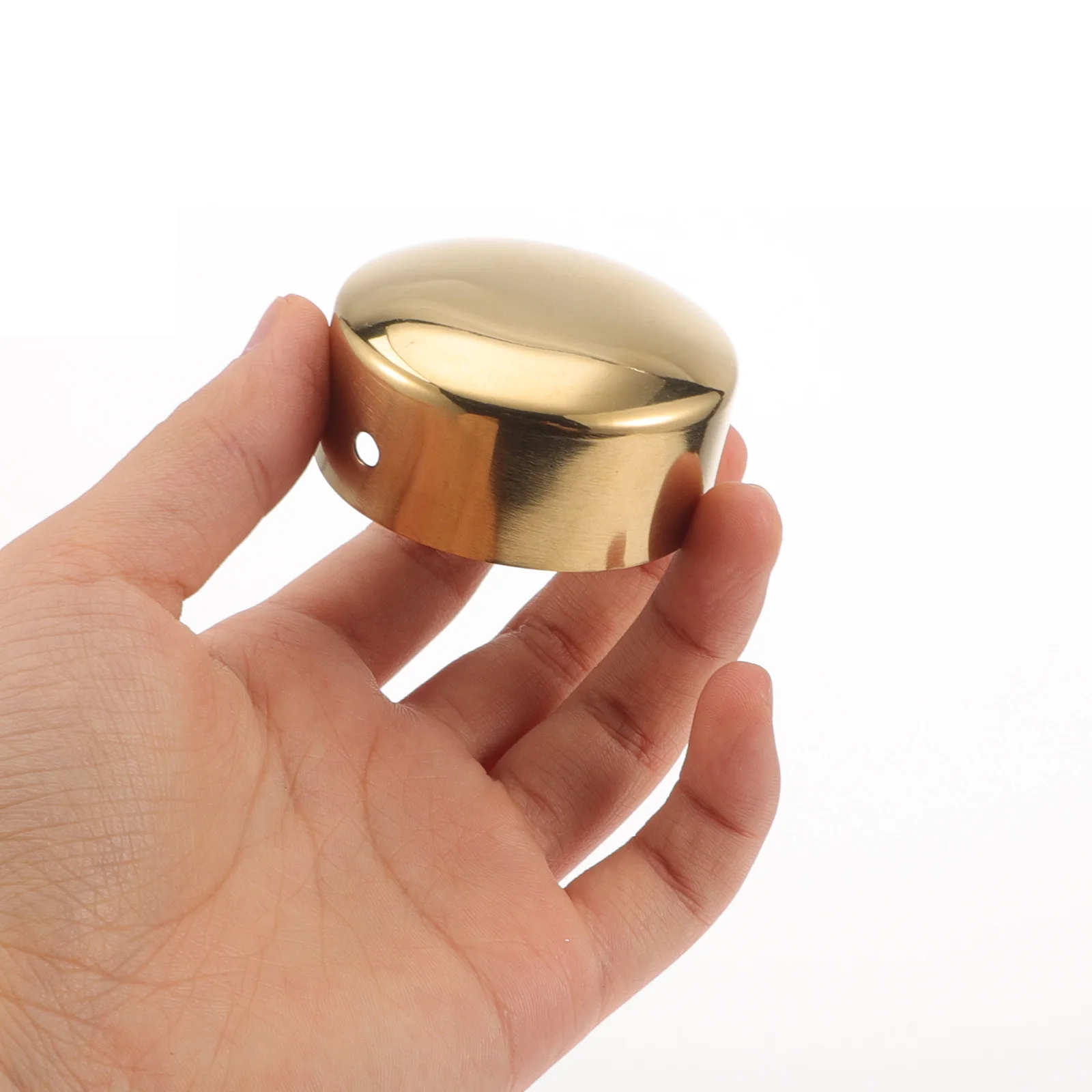 

2pcs Handrail End Caps Diameter 50mm Stainless Steel Pipe Plugs for Wood Rail Fittings Tube Protector Metal Accessories
