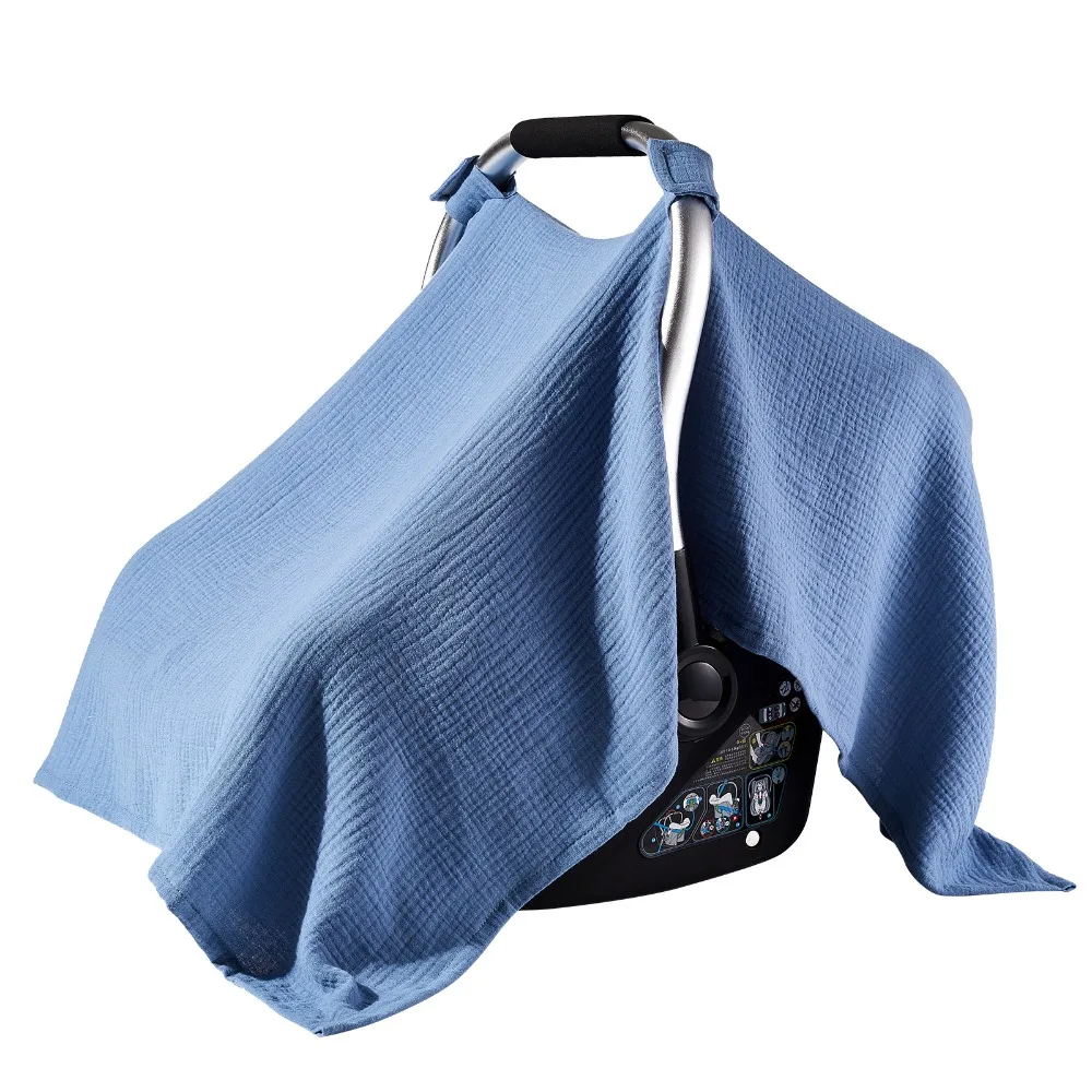 

Хлопковый чехол для детской люльки: мягкий, дышащий, солнцезащитный, легкий, светонепроницаемый, для коляски и автокресла