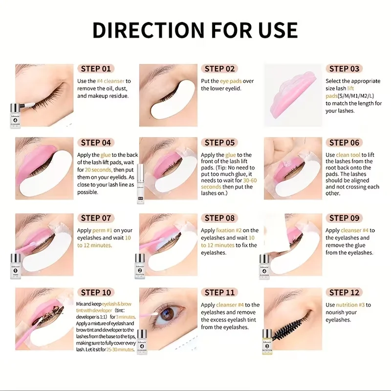 まつげパーマキット プロ仕様 まつげティントキット 2in1 まつげティント 眉ティント 眉染め 目元 まつげ 眉毛 メイク