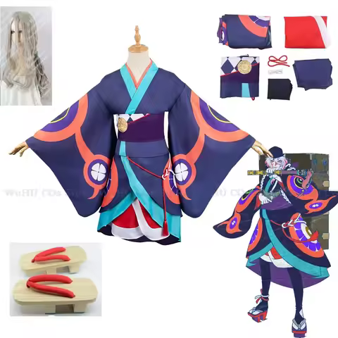 Seller Kusuriuri Cosplay Anime Mononoke Cosplay Medicine Costume Wig Shoes Kimono Women Hallowen Christmas Roleplay Full Set