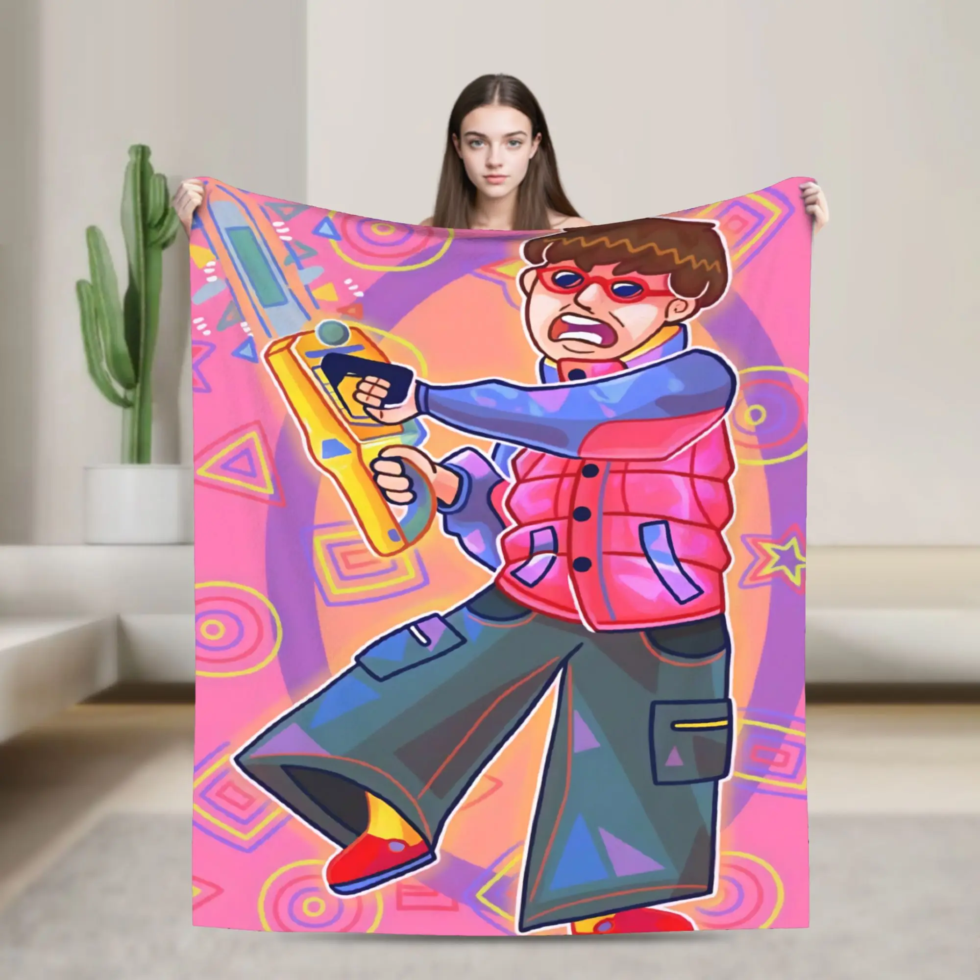 Singer O-Oliver-S Tree Ugly Is Beautiful Warm Soft Blankets Boy Girl Plush Throw Blanket Couch Chair Flannel Bedspread Bed Cover