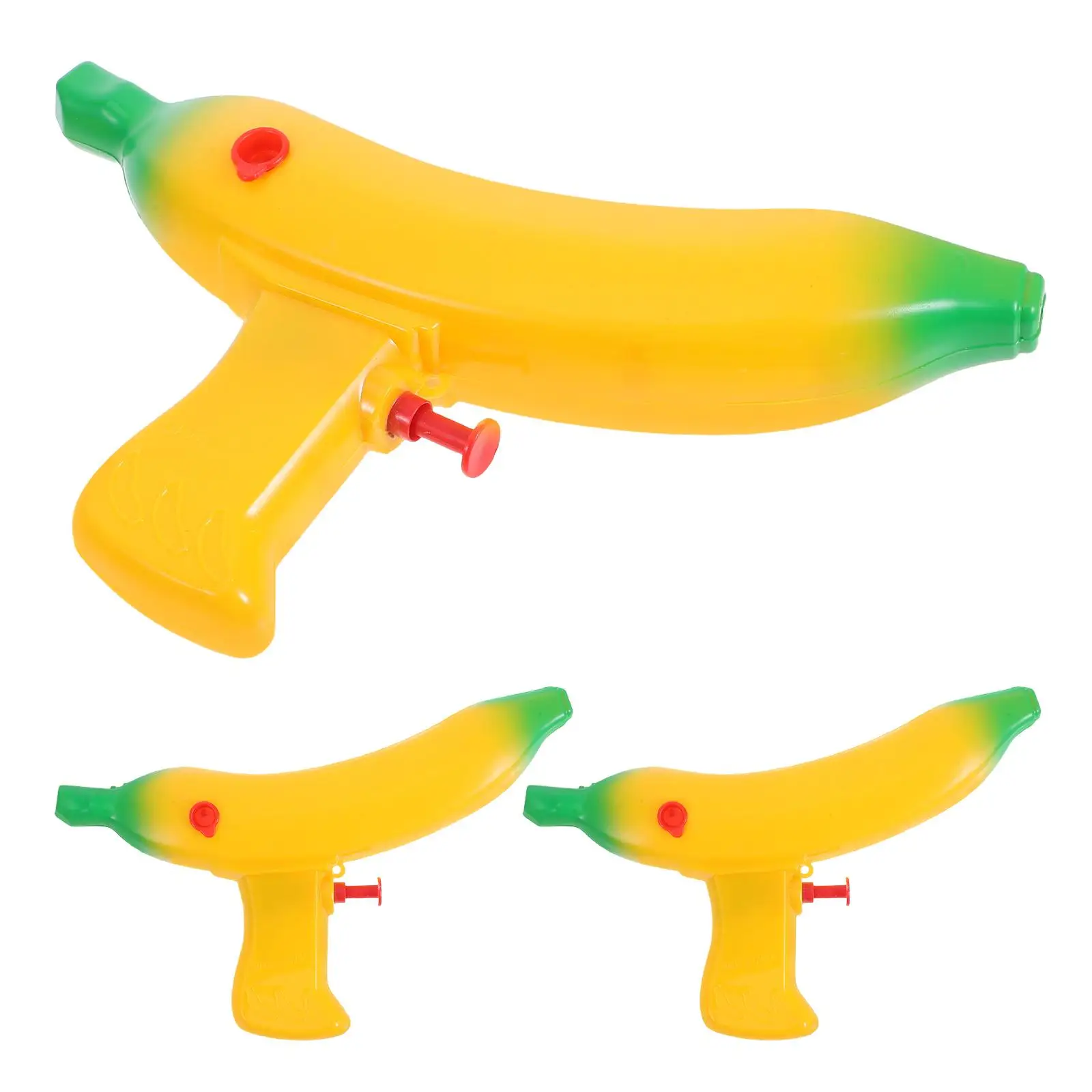 3-delig geel water kinderspeelgoed Soaker absorberen herbruikbaar speelgoed banaanvorm cartoon