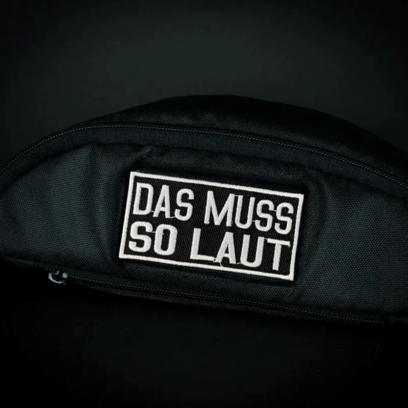 Parche bordado "DAS MUSS SO LAUT", chaleco táctico, insignia de moral con gancho y bucle, pegatina decorativa para mochila, parches para brazalete para ropa - imagen 2