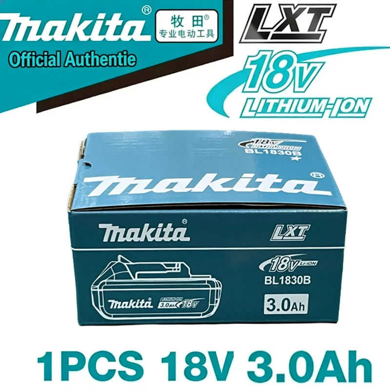 

100% Original Makita battery,18V 3.0Ah rechargeable battery, replacing Makita BL1830B L1840B L1850B L1860B,power tool battery