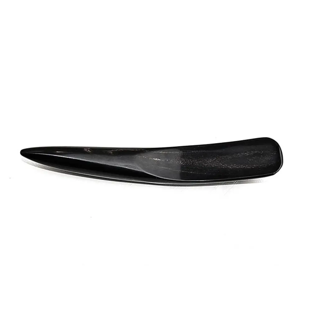 

Black Buffalo Horn Gua Sha Board SPA Relaxation Massage Scraping Bar Natural Trigger Point Foot Acupressure Pen Women