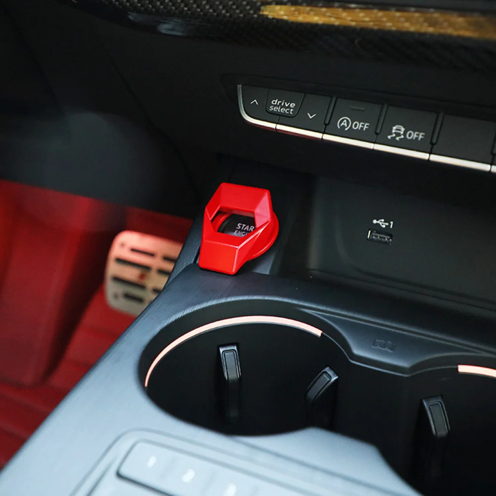

Start Button Cover For Car Engine Push Button Case Auto Ignition Switch Emergency Shut Off Styling Accessory Car Interior Parts