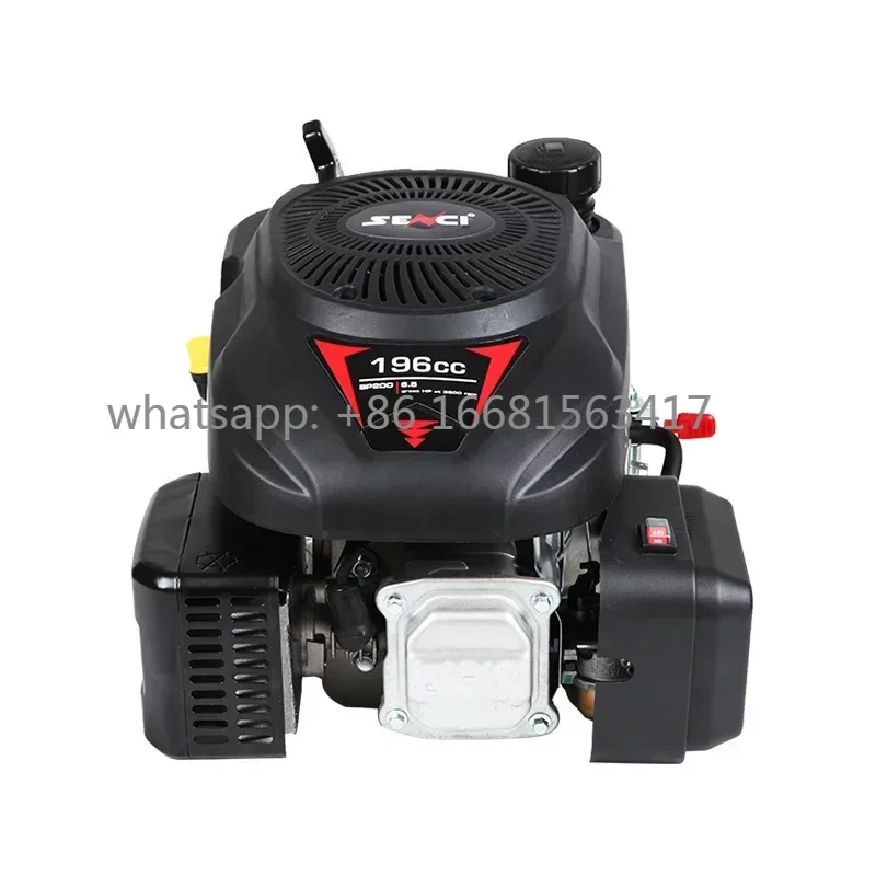 

SENCI 3HP Gasoline Single Cylinder 4 Stroke Air-Cooled OHV Vertical Shaft Engine Engine Assembly For Lawn Mower