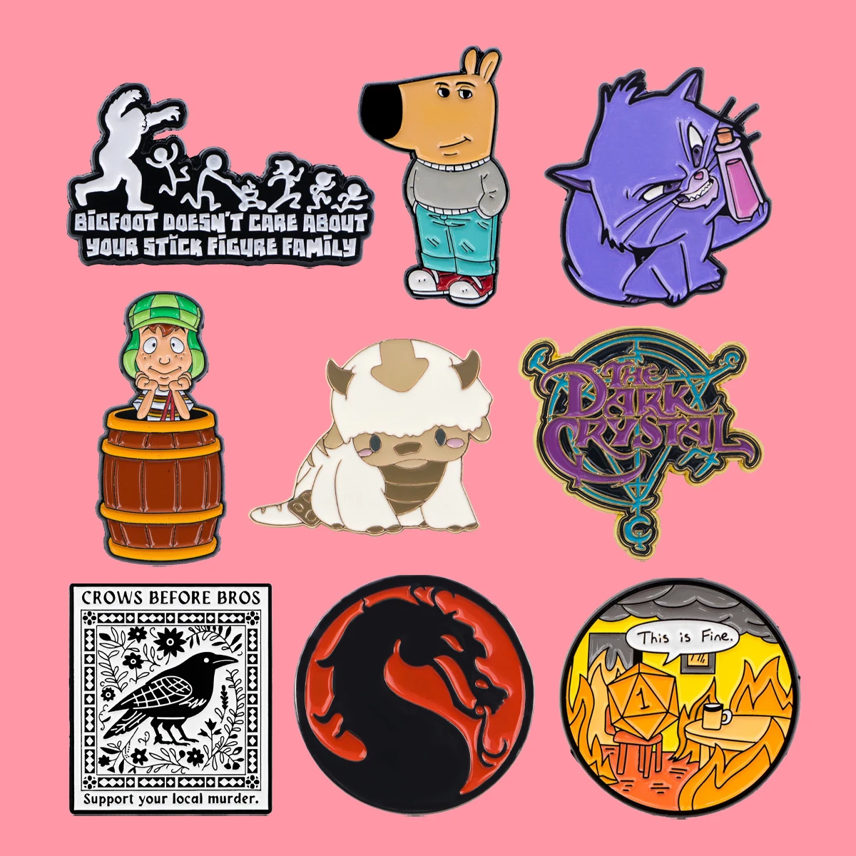 Cartoon Anime Cats Enamel Pin Cute Animals Dogs Brooch Lapel Pins Badge on Backpack Clothing Accessories Fashion Jewelry Gifts